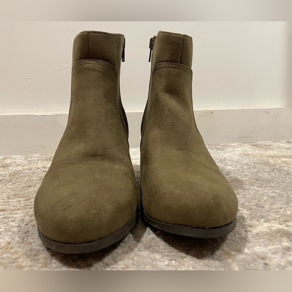 ANA A New Approach Clay Olive Color Boots Women’s Size 8.5 Memory Foam - Picture 4 of 11